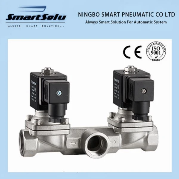 Grote diameter twee-positie drie-weg solenoïde klep
