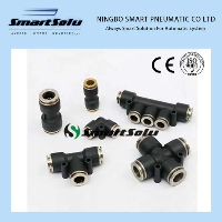 Half metalen plastic fittingen